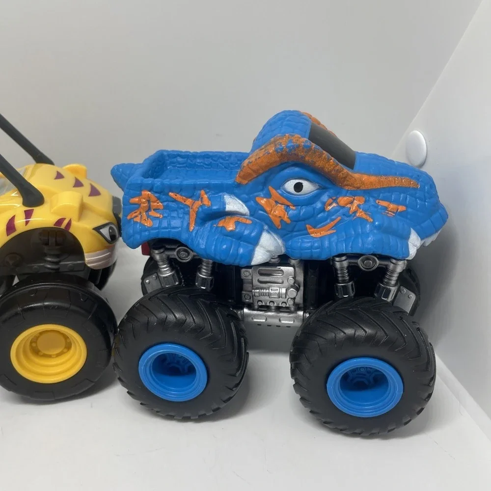 Lot Of 3 Toys Slam And Go Push Truck Toy Car Used